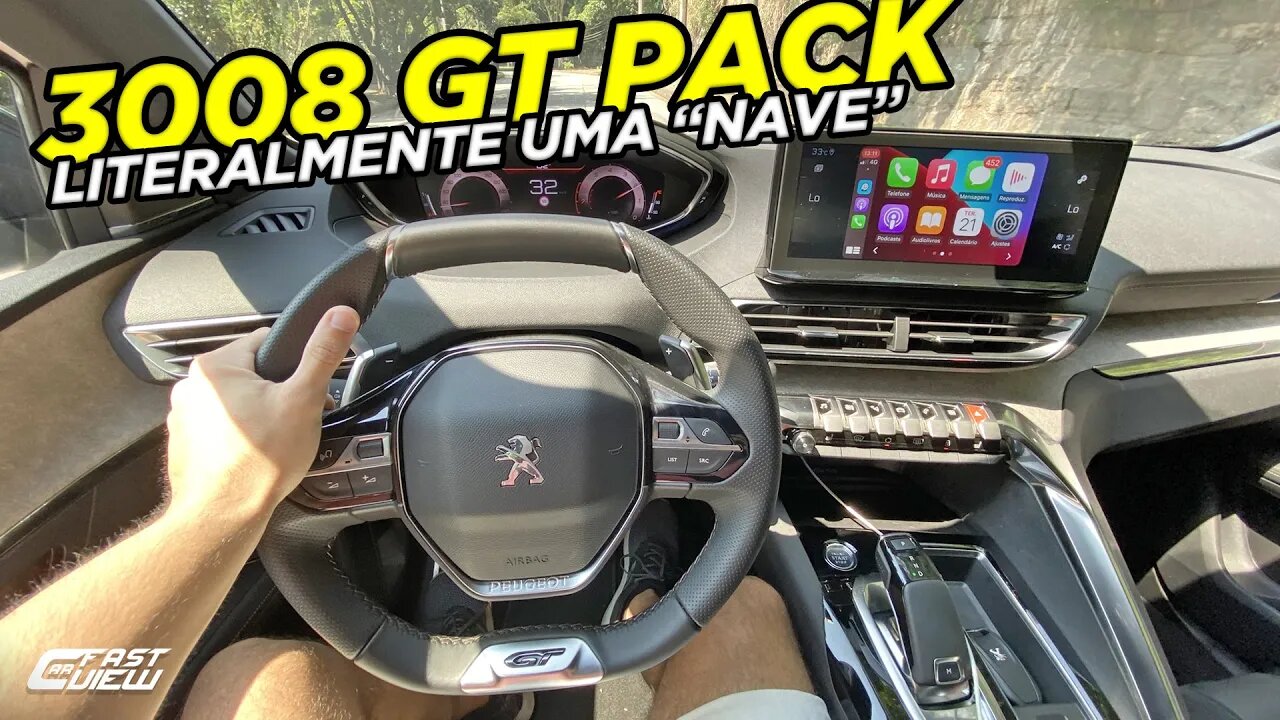 TEST DRIVE NOVO PEUGEOT 3008 GT PACK 1.6 TURBO 2022! SUV LUXUOSO E ESTILOSO QUE EU TERIA Fastcarview