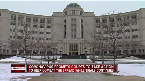 What are Michigan courts going to do during the coronavirus outbreak?