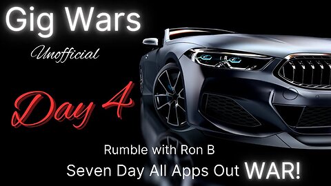 Gig Wars: "RonB" Trails the Leader - Who Is It? Will he take the Lead on Day 4?