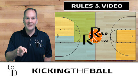 NFHS Rule 4.29 - Kicking the ball - Not every kick ball is a violation.