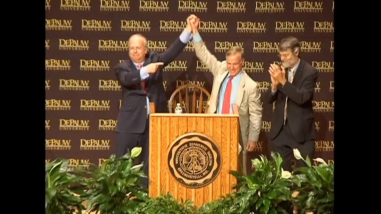 September 11, 2009 - Karl Rove & Howard Dean Debate at Indiana's DePauw University