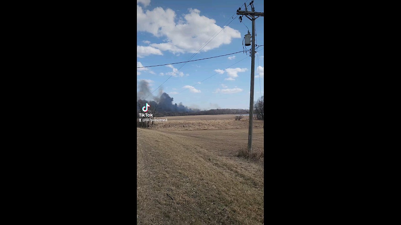 Sunday 3/3/24 Waseca, MN Wildfire