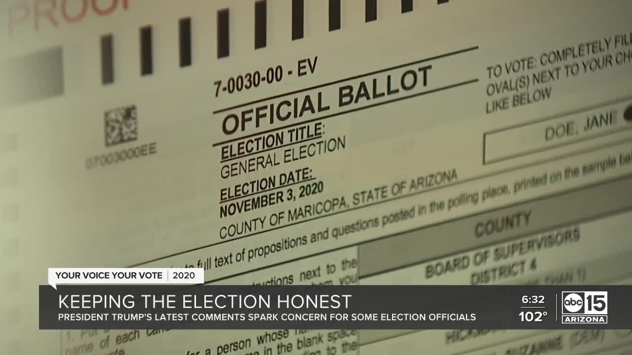 Arizona leaders working to ensure integrity of election