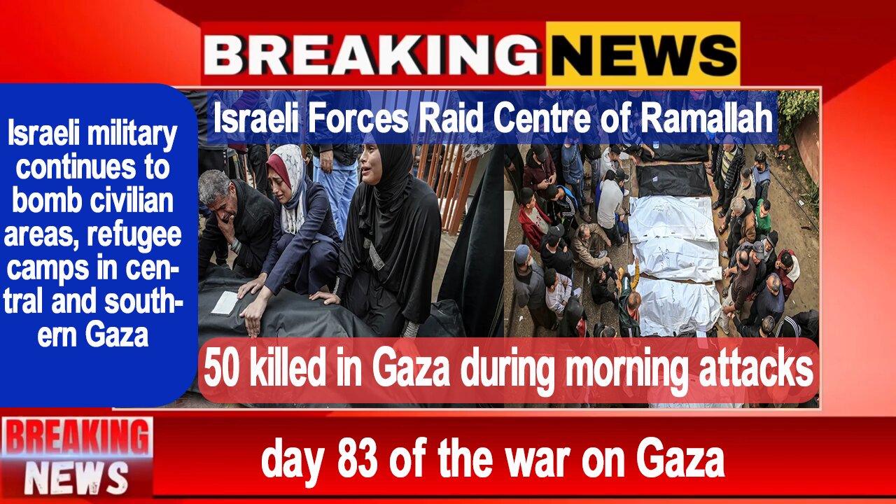 ISRAEL-HAMAS WAR LATEST UPDATE: GAZA NEWS UPDATEAt least 21,110 Palestinians have been killed