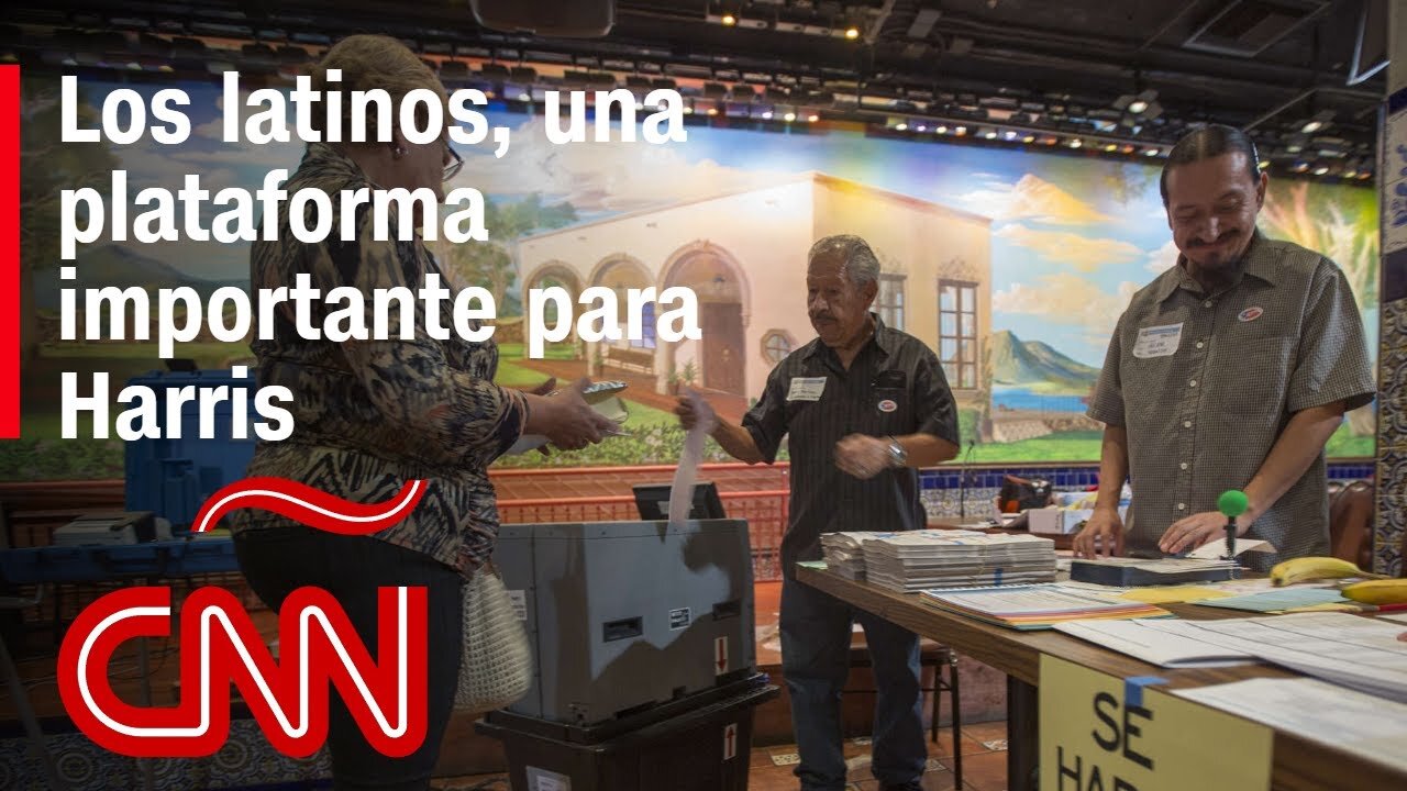 Los latinos, una plataforma importante para Kamala Harris