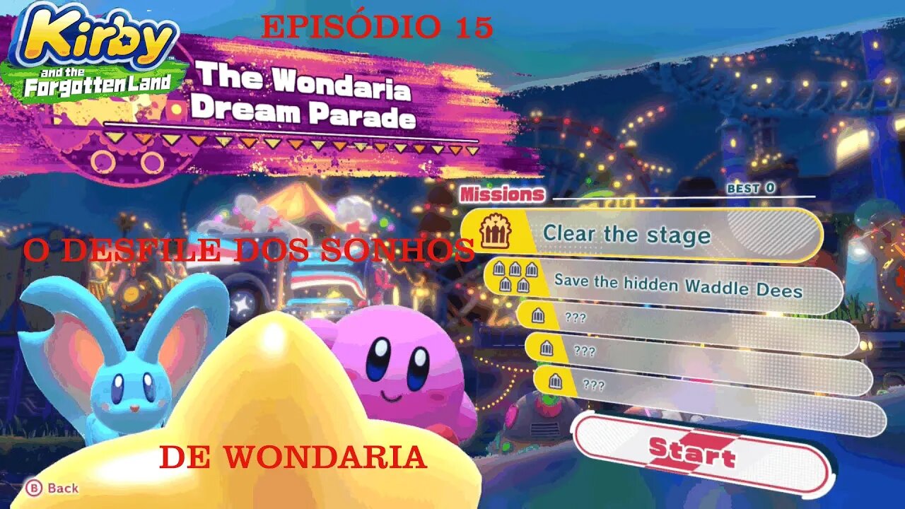 KIRBY FORGOTTEN LAND EP 15 DESFILE DE WONDARIA