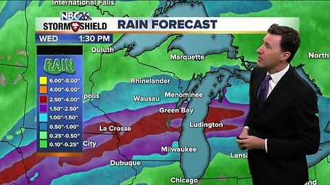 Michael Fish's NBC26 weather forecast