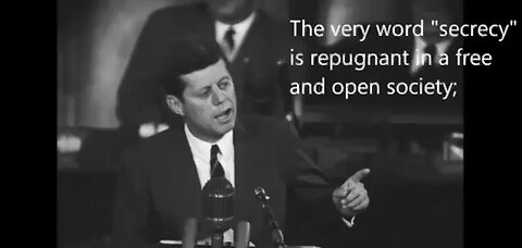 JFK tried to warn us.