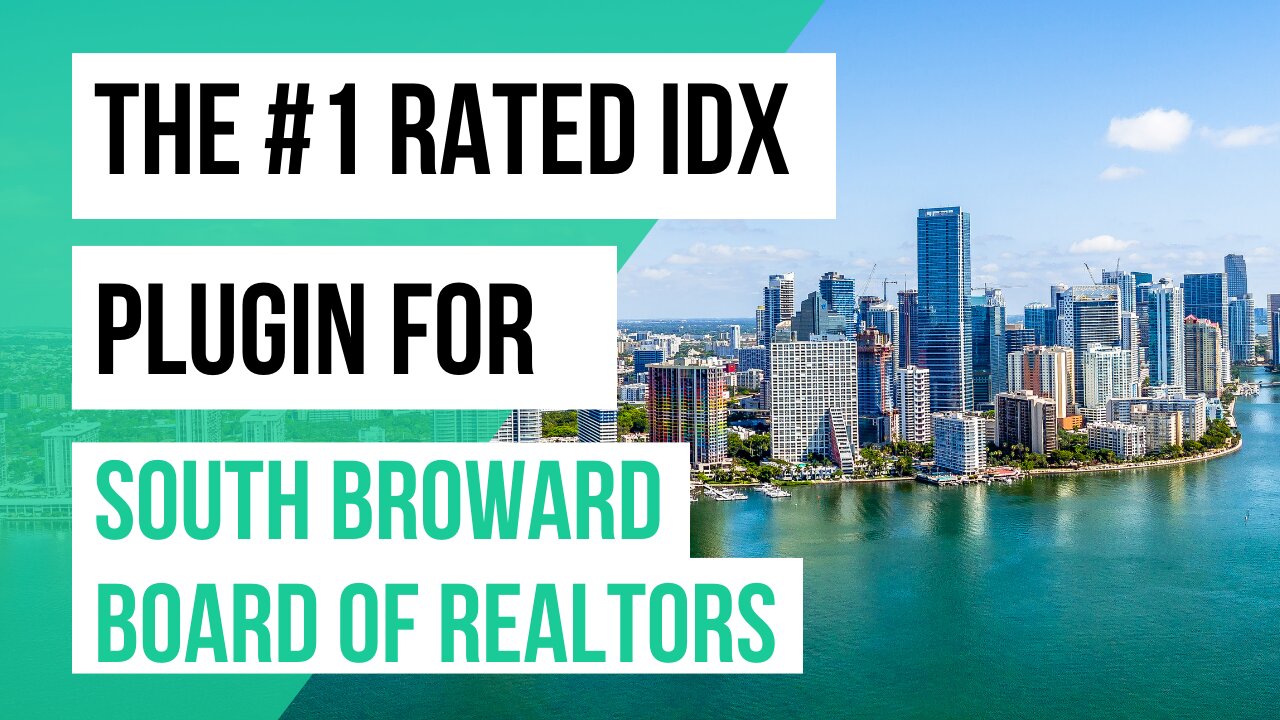 How to add IDX for South Broward Board of Realtors MLS to your website - GFLR MLS