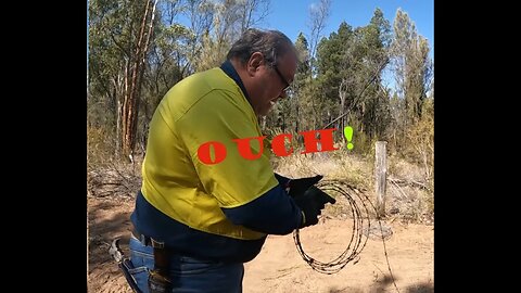 Clearing the fence line #fencing #offgridhomestead #offgridliving #farm #shedlife #farming #bush