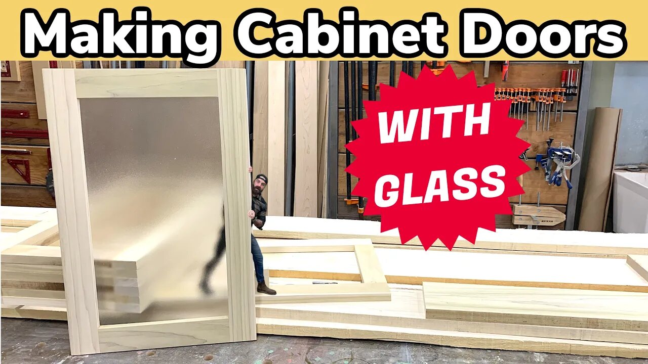 How to Make Wood Doors With Glass || Cabinet Doors DIY