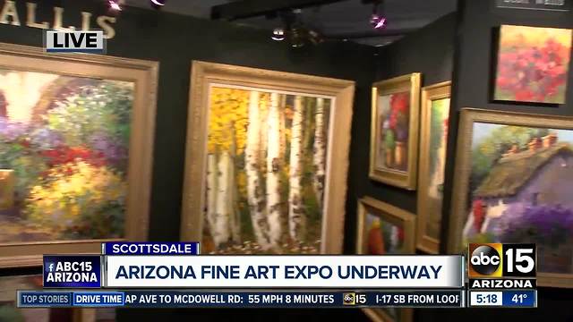 Arizona Fine Art Expo underway in Scottsdale