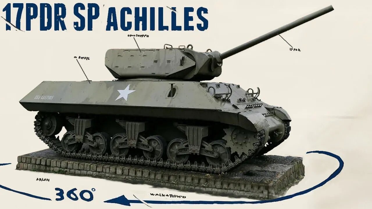 Achilles 17pdr SP - Walkaround - Arlon.