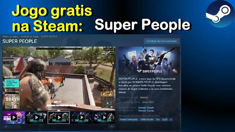 Jogo Grátis na Steam: Super People