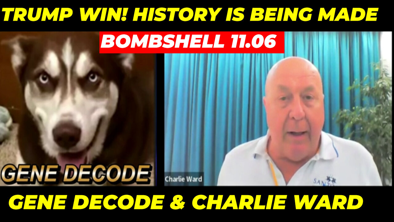 Gene Decode & Charlie Ward 11.06.24 💥 New Election Intel That Will Shock the World! 💥 PHIL GODLEWSKI