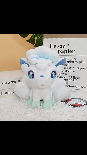 Pokemon Alolan Vulpix Plush Doll Quality Soft Stuffed