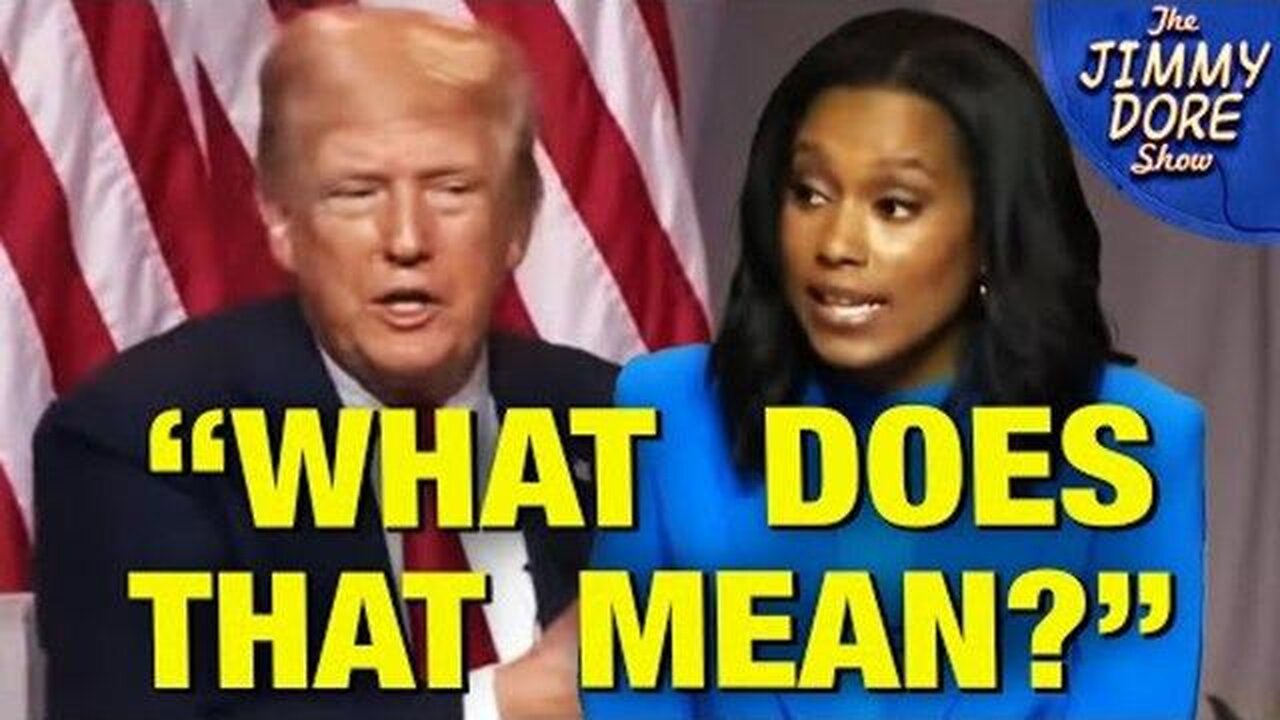 Black Journalist CAN’T Define DEI For Donald Trump! | The Jimmy Dore Show