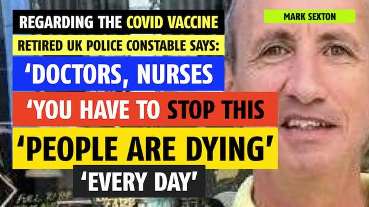 ‘Doctors, nurses… you have to stop this. People are dying every day,’ says retired UK policeman