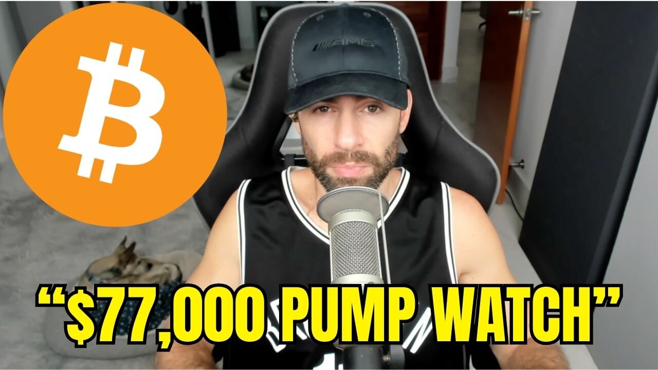 Bitcoin $77,000 LIVE Pump Watch