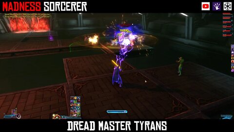 SWTOR 7.0 Dread Palace: Dread Master Tyrans | Level 80 Madness Sorcerer | DPS Burst Spec