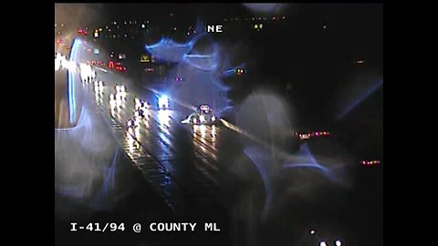 DASH CAM VIDEO: Wisconsin State Patrol cruiser hit in Kenosha County freeway crash