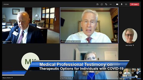 SC Senate Medical Affairs Committee - Testimony of Dr McCullough - 092221
