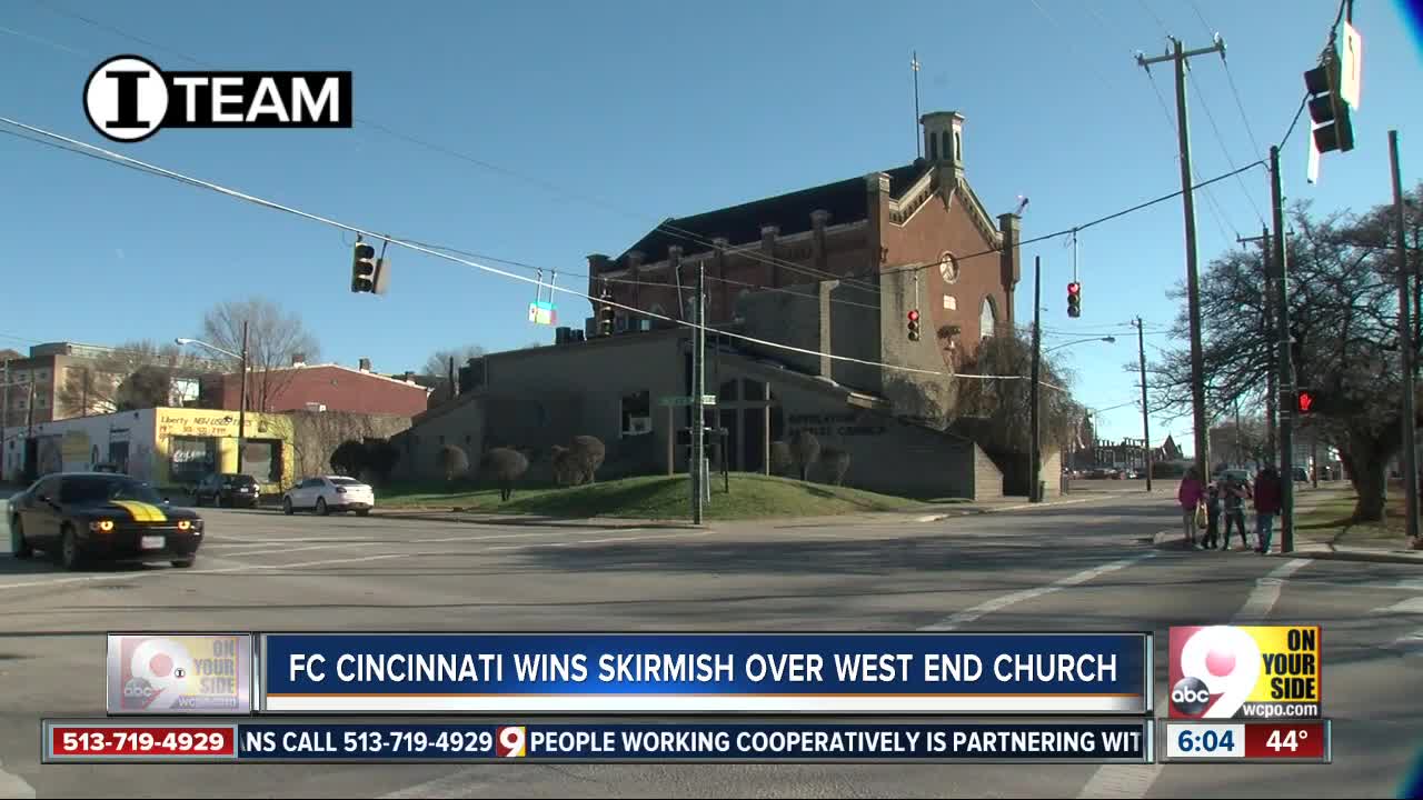 FC Cincinnati wins City Hall skirmish over West End church