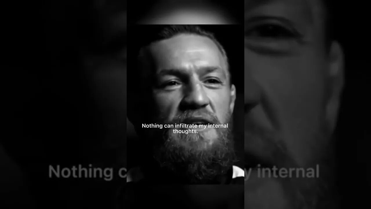I'm just FOCUSED! 🧘🏾♂️ Conor McGregor