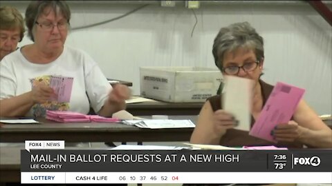 How long will it take to count mail-in ballots in Lee County?