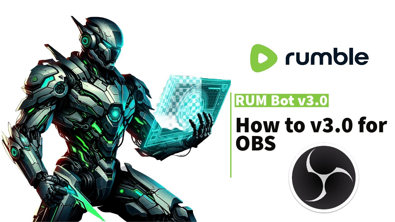 RUM-Bot v3.0 How to Add Live Alerts to Live Streams with OBS