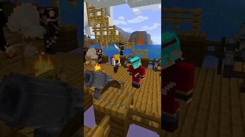 MINECRAFT: ATHOS VAI VIRAR COMIDA DE PEIXE #shorts