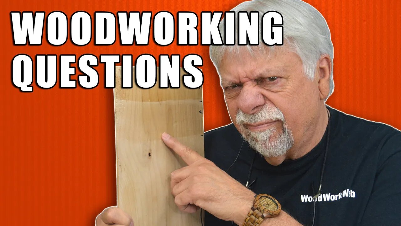 Colin Answers Common Woodworking Questions