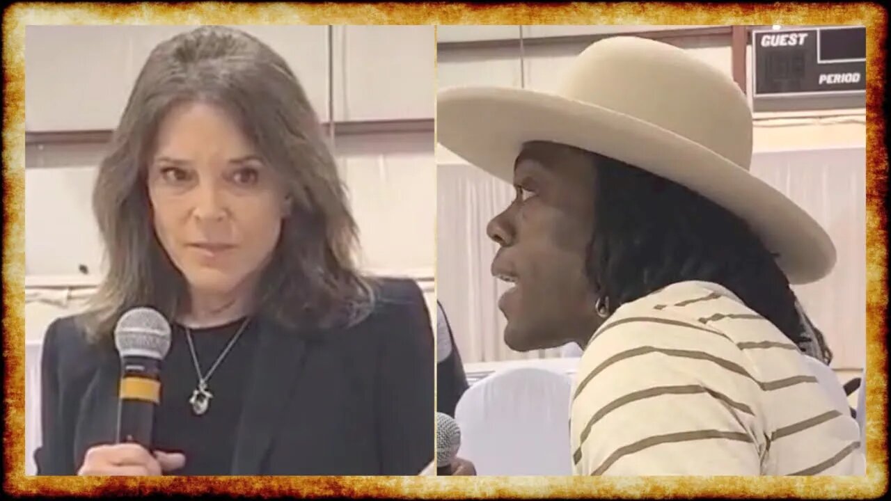 Marianne Williamson SNAPS at Reparations Activist in TENSE Exchange