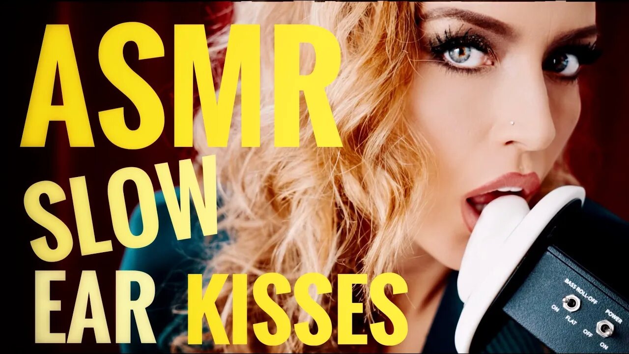 ASMR Gina Carla 😏 Slow & Intense Ear Kisses 😘