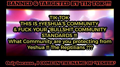 SEPTEMBER 25th , 2024 and TIK TOK continues HARASSING The Archangel Michael On Air Show....