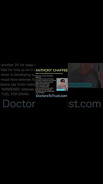 Anthony Chaffee: Baby's brains need ketones
