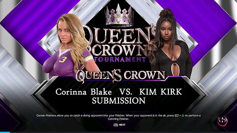 WWE 2k23 submission- Corinna Blake vs Kim Kirk