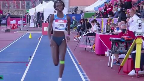 Best Moments Fatima Diame | Long Jump 2021 | Diamond League