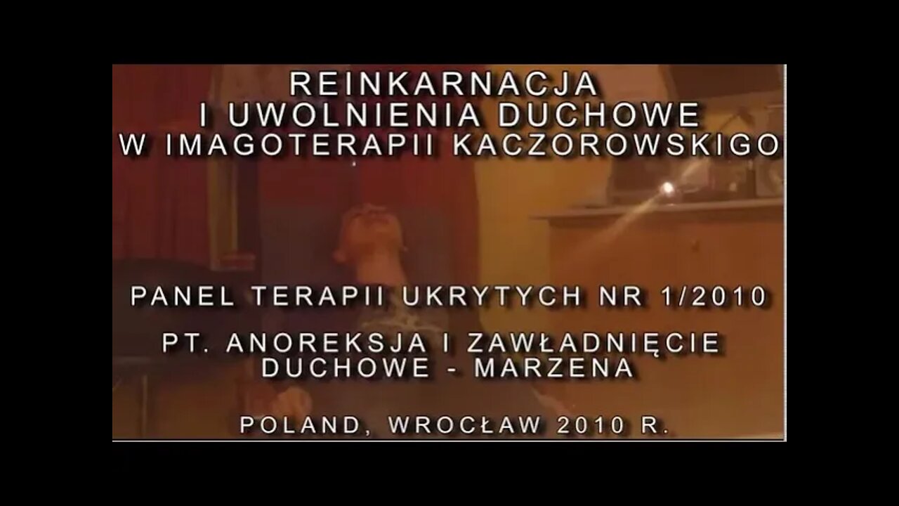 BLOKADY EMOCJONALNE I ZABURZENIA OSOBOWOŚCIOWY ANOREKSJI - TRANS HIPNOTYCZNY /2010 © TV - IMAGO