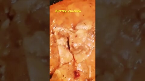 Butter chicken like you've never witnessed before in your life 🐔😊 #shorts