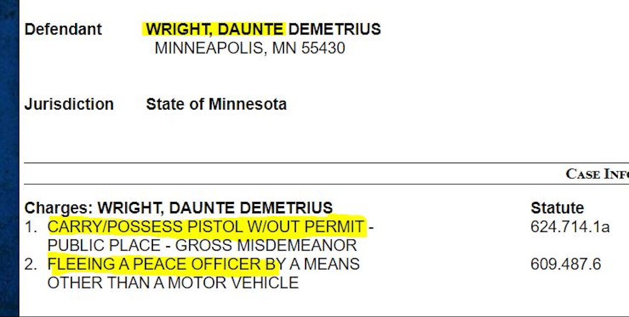 Why Is Minnesota Courts Website Hiding Daunte Wright's Latest Case Record (With Warrant Issued)?