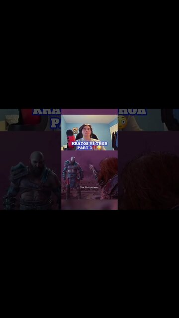 Kratos Vs Thor‼️😳”We Must Be Better” | #shorts #godofwarragnarok #gaming #reaction