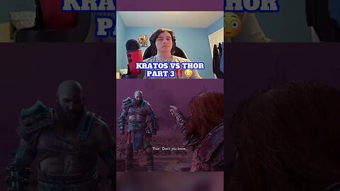 Kratos Vs Thor‼️😳”We Must Be Better” | #shorts #godofwarragnarok #gaming #reaction