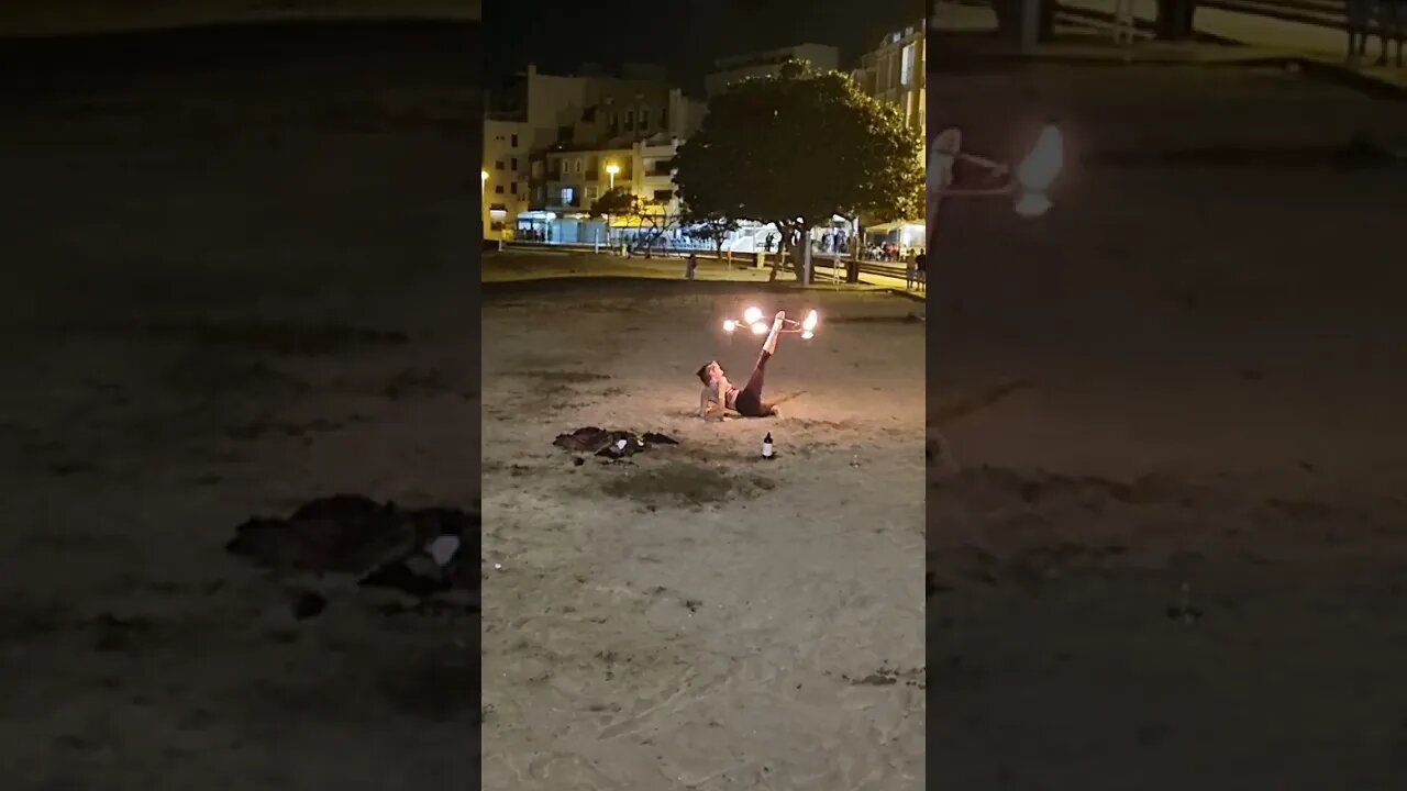 Fire dancer