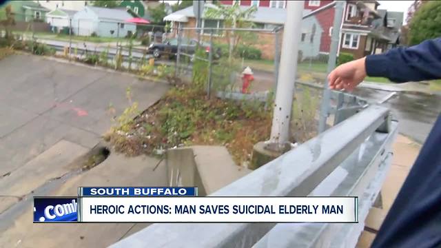 Man Saves Suicidal Elderly Man