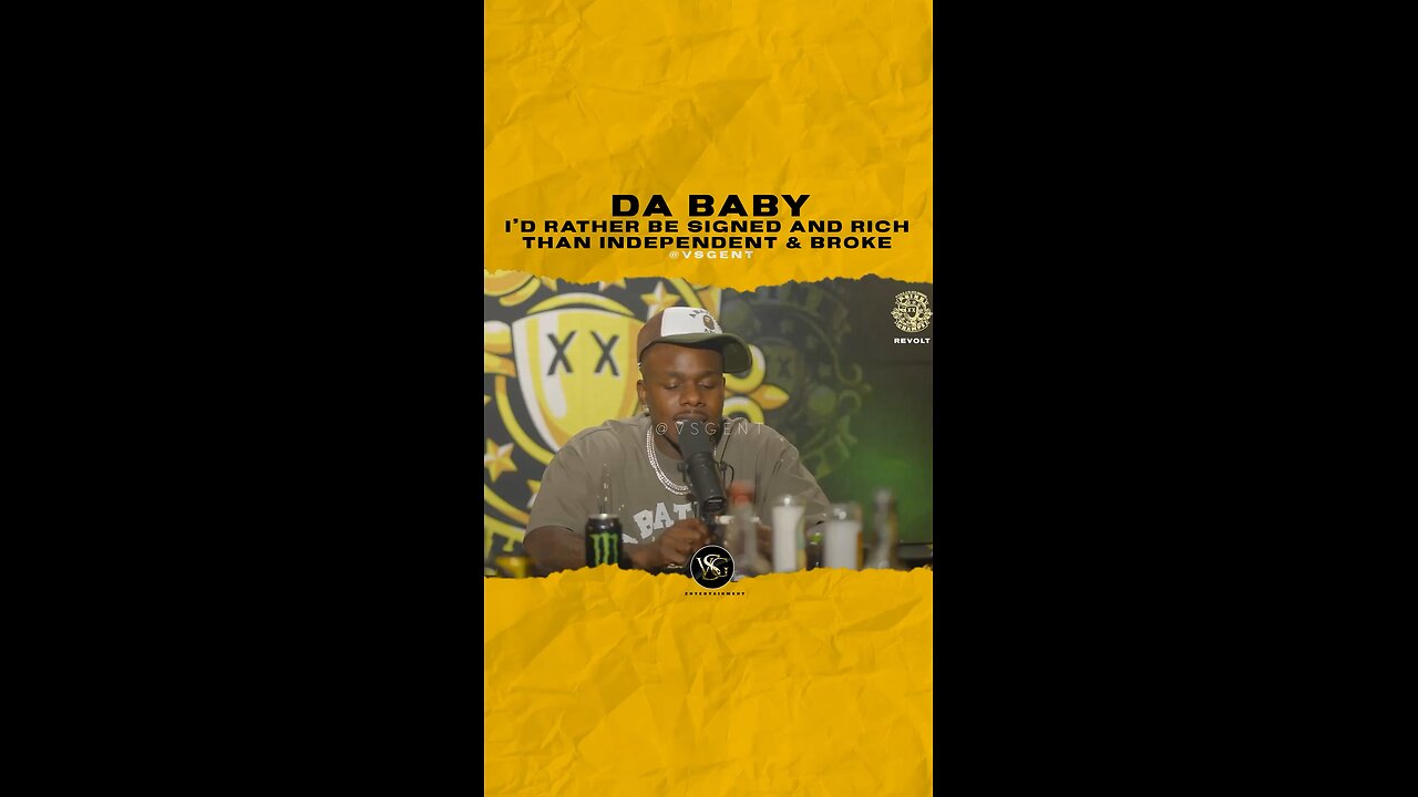 @dababy I’d rather be signed and rich than independent & broke