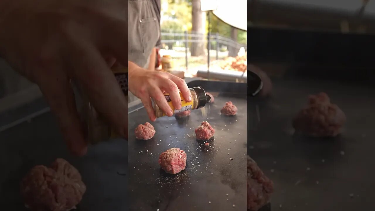 Venison Smash Burgers 🍔 on the Blackstone Griddle