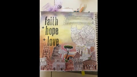 Let's Bible Journal Romans 16 (from Lovely Lavender Wishes)