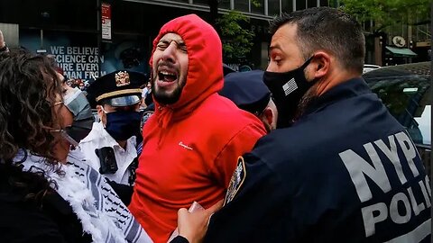В США начались уличные баталии между сторонниками Израиля и Палестины