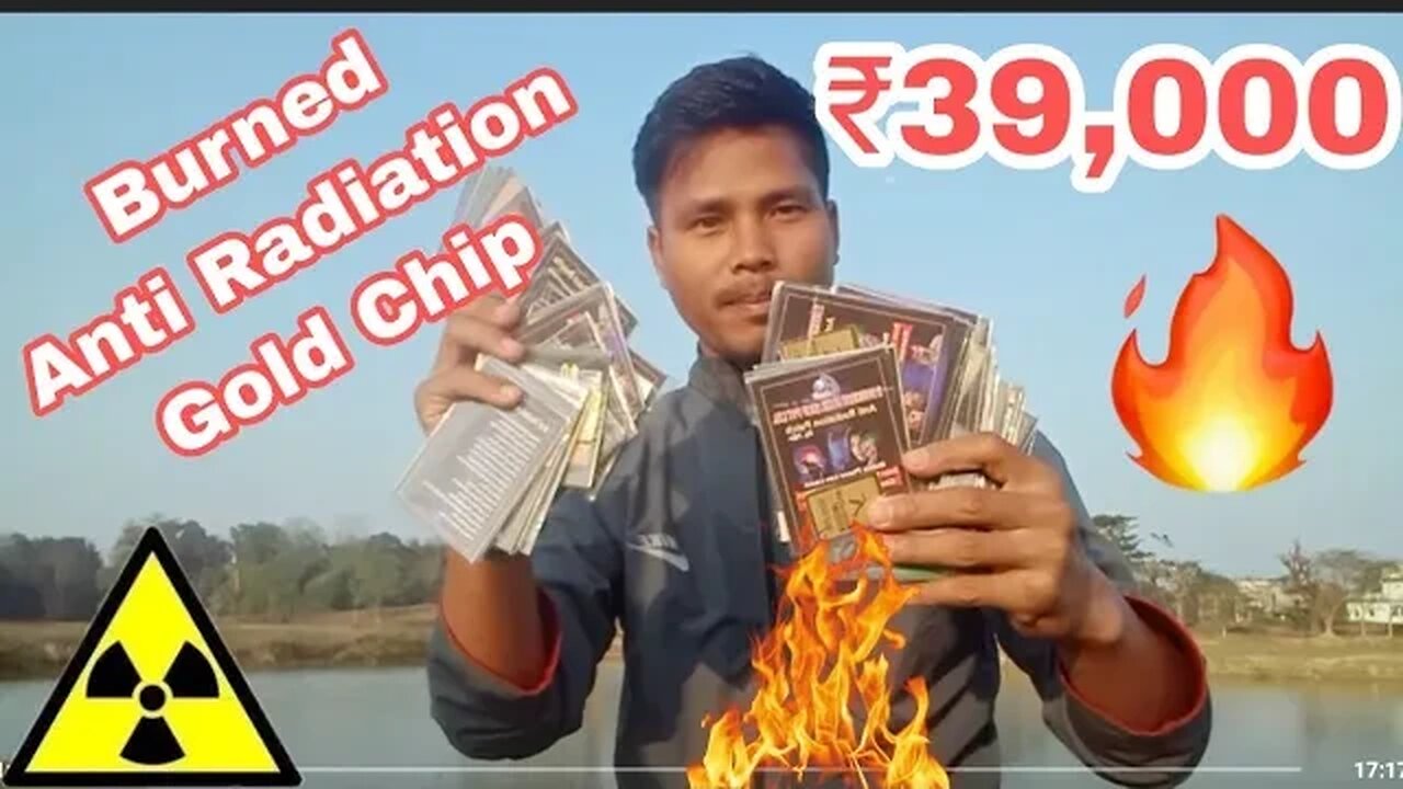 I burned 🔥🔥 ₹39,000 Anti Radiation Gold 🪙 Chip | MrRare | Mobile Radiation